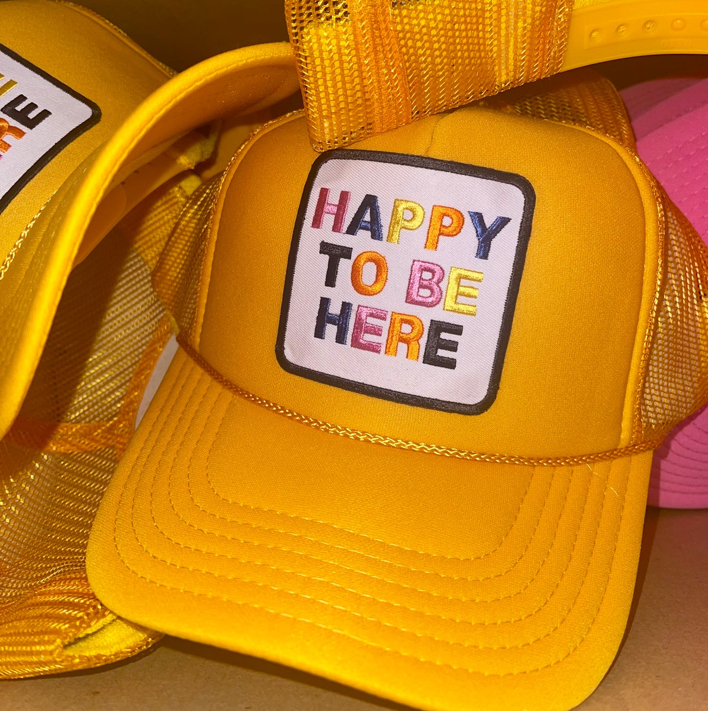 Happy to Be Here Hat
